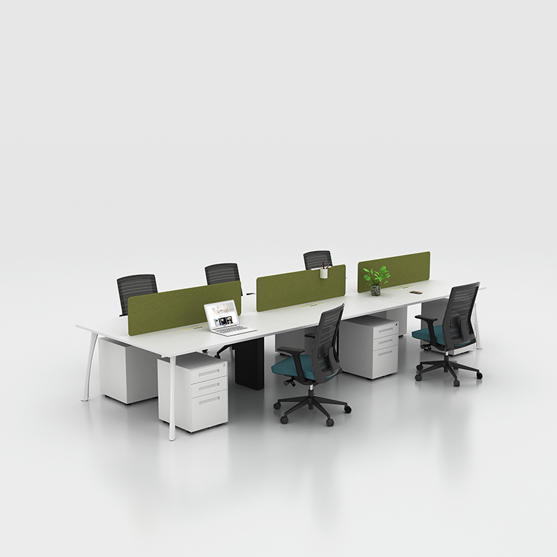 Staff Office Table 6 Seater Workstation Modular Furniture - XINDA ...