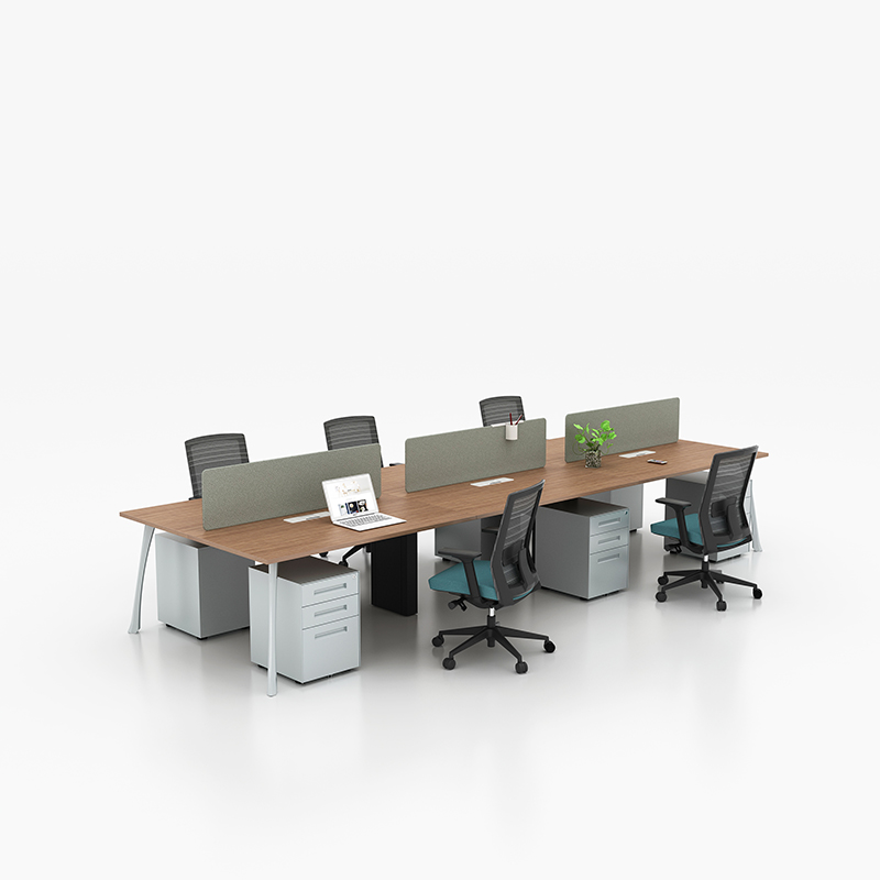 Staff Office Table 6 Seater Workstation Modular Furniture - XINDA ...